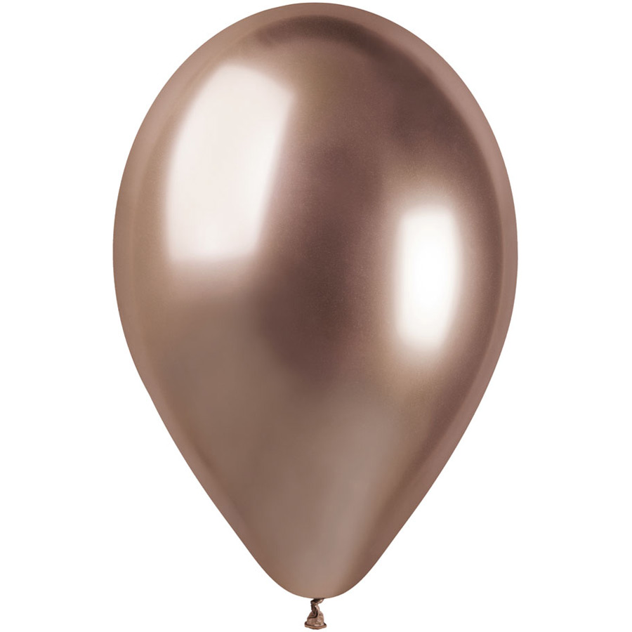5 palloncini rosa gold cromati Ø33cm per il compleanno del tuo bambino -  Annikids
