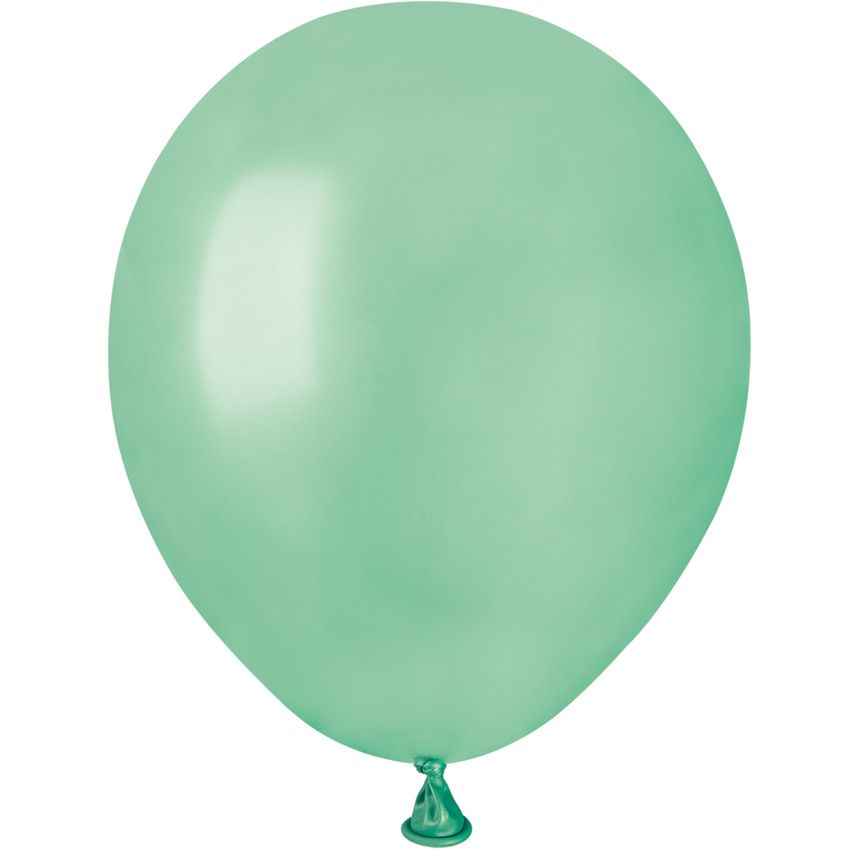 50 Palloncini Verde acqua Perlato Ø 13 cm per il compleanno del tuo bambino  - Annikids