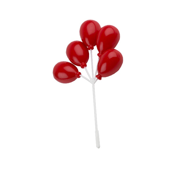 Grappolo di palloncini rossi per il compleanno del tuo bambino - Annikids