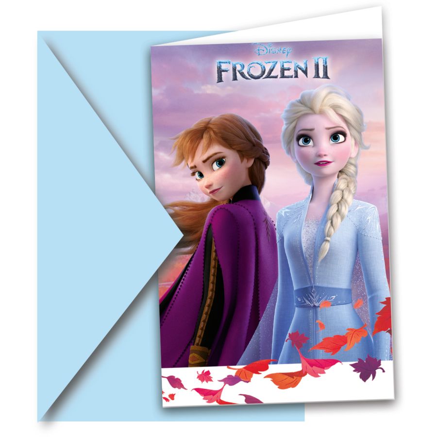 6 Inviti - Frozen 2 per il compleanno del tuo bambino - Annikids