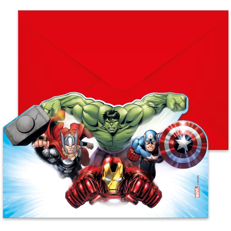 6 Inviti Avengers Infinity Stones per il compleanno del tuo bambino -  Annikids