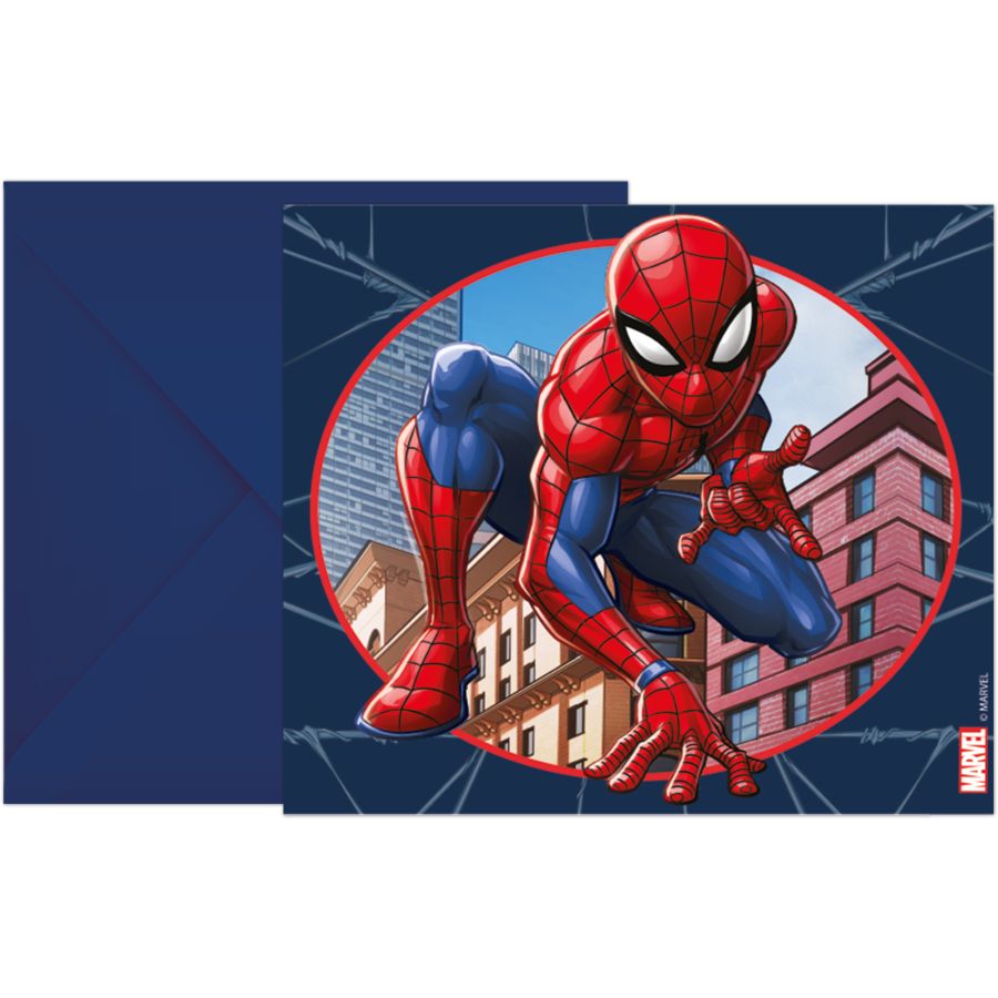 6 Inviti Spiderman Crime Fighter per il compleanno del tuo bambino -  Annikids