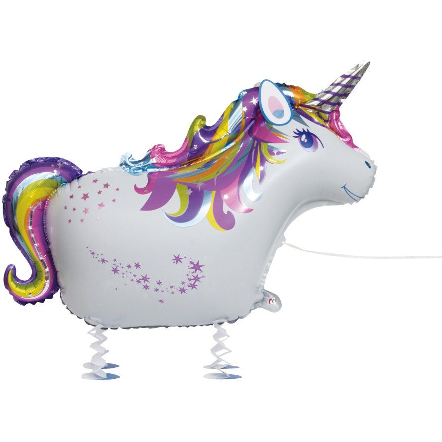 Palloncino Unicorno che Cammina - 86 cm per il compleanno del tuo bambino -  Annikids