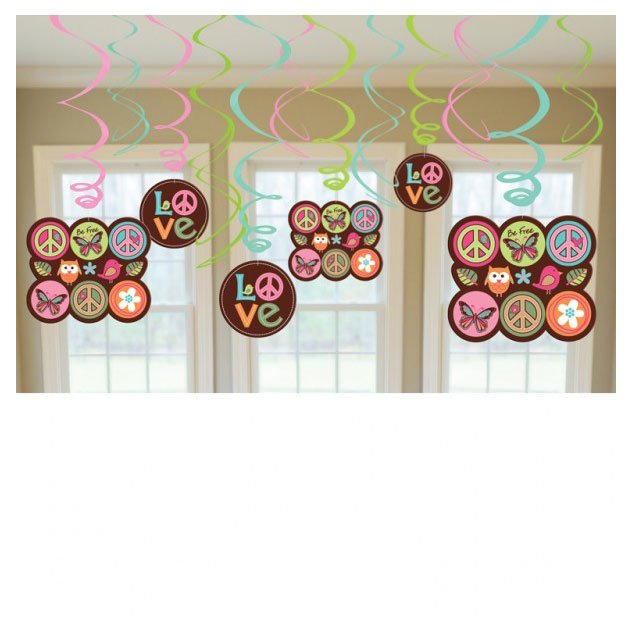 Decorazioni Sospese Peace and Love 