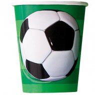 8 Bicchieri Pallone da Calcio