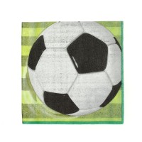 Contiene : 1 x 16 Tovaglioli Pallone da Calcio