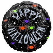 Palloncino Mylar Happy Halloween rotondo
