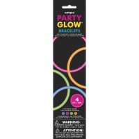 Assortimento di 4 braccialetti Luminosi