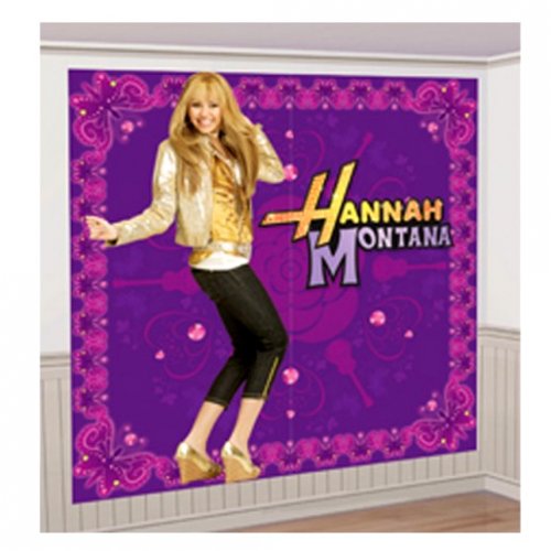 Grande decorazione murale Hannah Montana 
