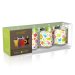 Confezione 4 bicchieri Decopop Uccelli del paradiso. n1
