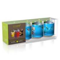 Confezione 4 bicchieri Decopop Arthur e il dragone volante