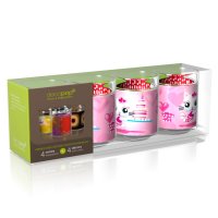Confezione 4 bicchieri Decopop Miao