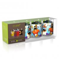 Confezione 4 bicchieri Decopop Calico Jack