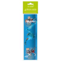 4 Decorazioni per Bicchieri Decopop Arthur e il dragone volante