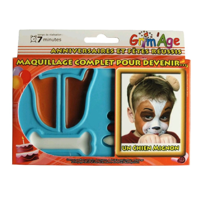 Kit trucco cane carino 