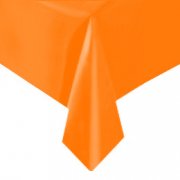 Tovaglia arancione tinta unita - Plastica