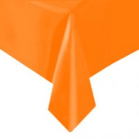 Tovaglia arancione tinta unita - Plastica