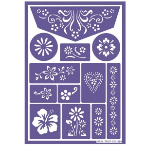 Stencil per trucco Fiori