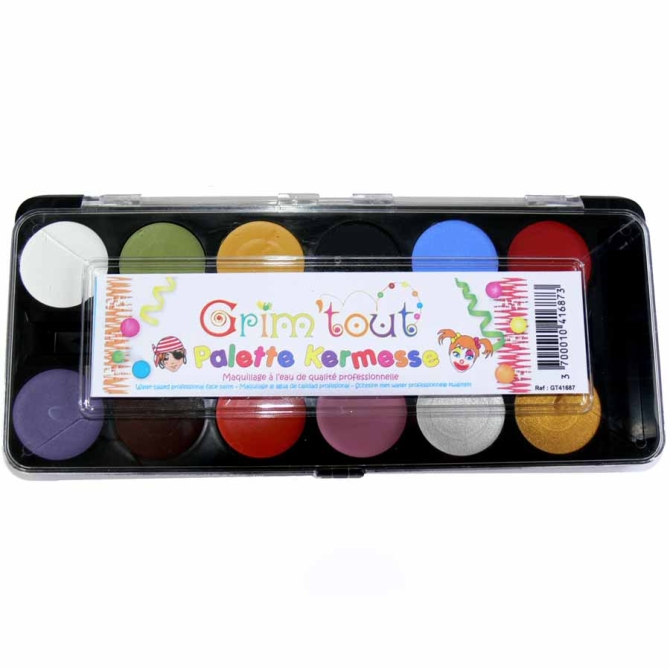 Box trucco 12 colori Kermesse 