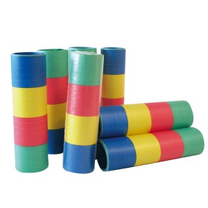 4 Serpentini rosso/verde/giallo/blu