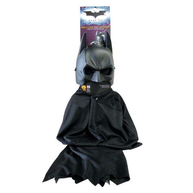 Maschera e mantello Batman 
