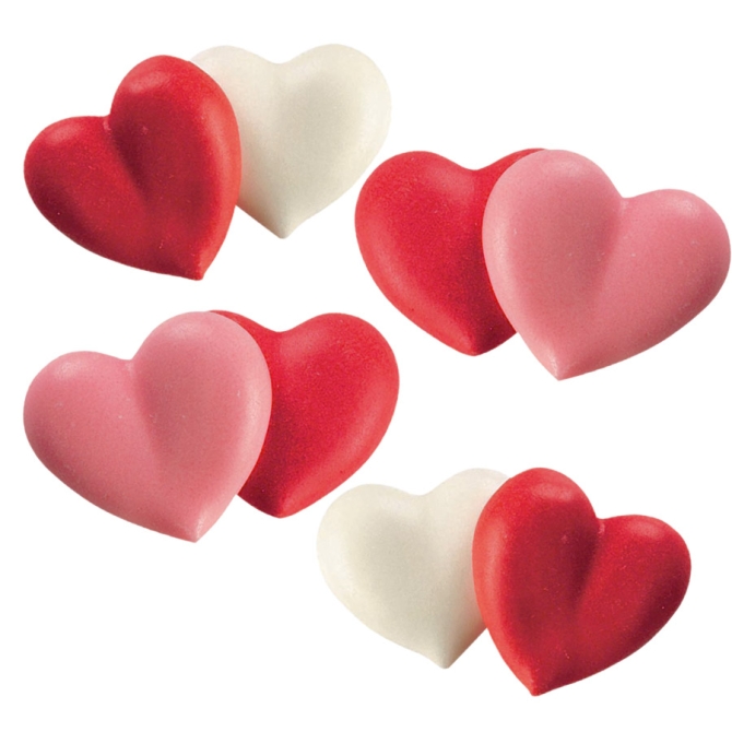 4 Cuori Doppi di zucchero 