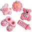 5 figurine di zucchero neonate - Bambina