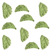 10 mini foglie di zucchero