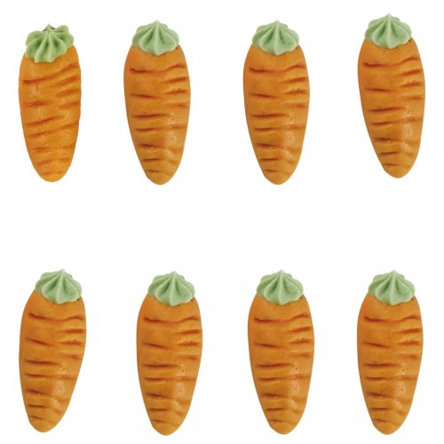 8 Carote in pasta di mandorle 