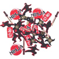 Contiene : 1 x 100 Coriandoli Ninja