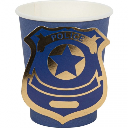 8 Bicchieri Polizia 