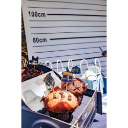 12 Cake Toppers Polizia. n1