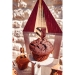12 Cake Toppers Cavaliere Bordeaux. n°3