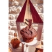 12 Cake Toppers Cavaliere Bordeaux. n3