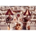 Cake Topper Cavaliere Bordeaux/nero/oro. n3