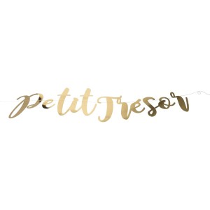 Ghirlanda lettere Petit Trsor Oro