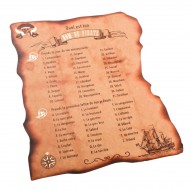 8 Carte gioco Nome da Pirata