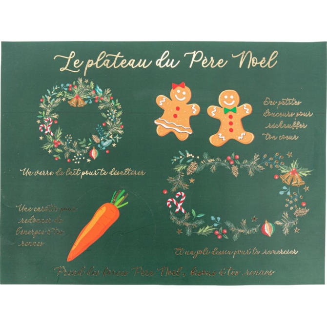 Tovaglietta Vassoio per Babbo Natale 