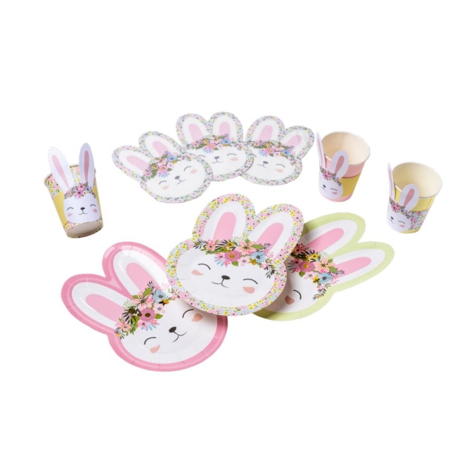 Box Coniglietto floreale 6 Persone 