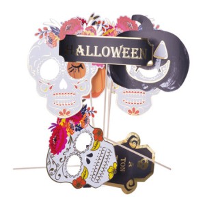 Kit per photobooth di Halloween Calavera