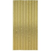 20 cannucce metalliche dorate