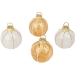 4 palline di Natale con paillettes. n1