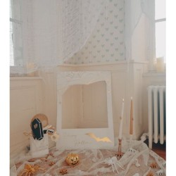 Kit Photobooth Pure Halloween Bianco / Nero / Oro. n1
