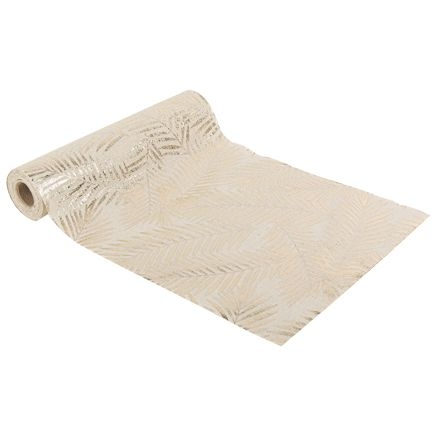 Runner da tavola Linen Palm - Champagne 