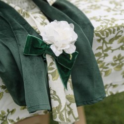 Runner da tavolo in tessuto Botanica Verde. n°3