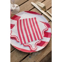6 Piatti Mix&Match  Rosso e Bianco. n2