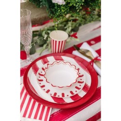 6 piccoli piatti Mix&Match - Rosso e Bianco. n2