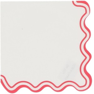 10 tovaglioli Mix&Match - Rosso e Bianco