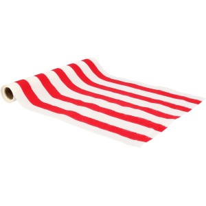 Runner da tavolo in tessuto Mix&Match - Rosso e Bianco