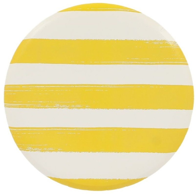 6 piatti Mix&Match - Giallo e Bianco 